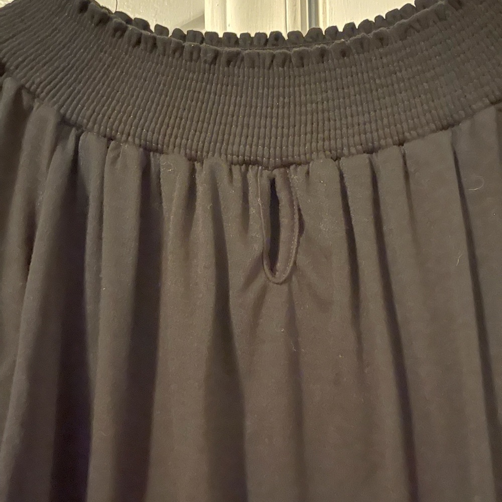 Black off shoulder blouse - Picture 3 of 5